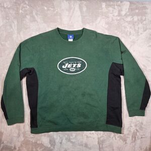 Vintage NY Jets Reebok NFL Embroidered Sweatshirt Men’s XXL Y2K Retro
